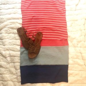 🆕 LuLaRoe Color Blocked Cassie Skirt (NWT)